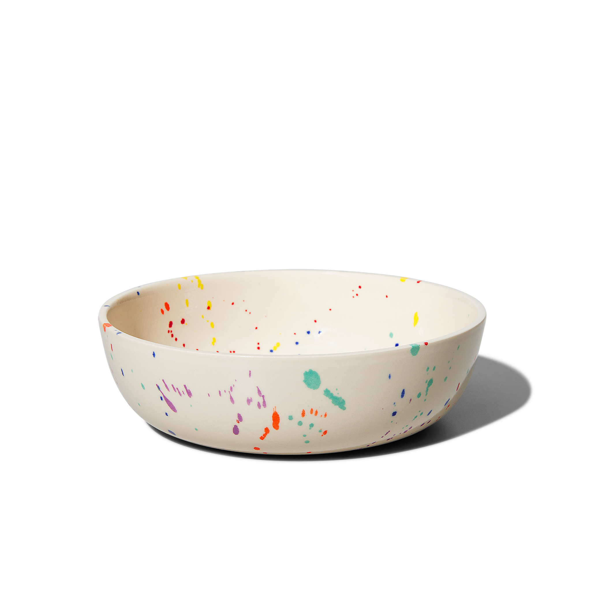 Large Pet Bowl in Confetti Felt Fat
