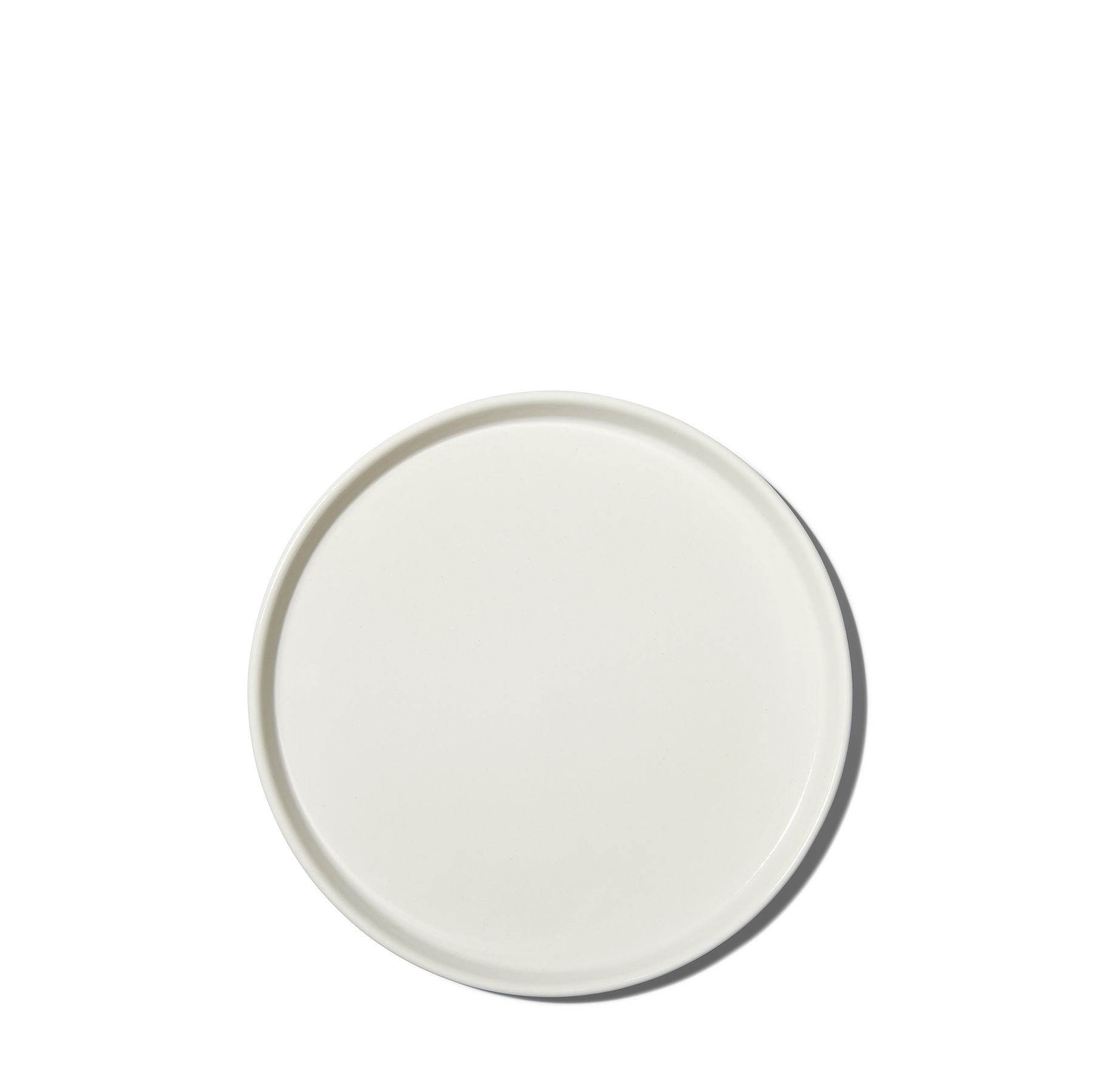 8" Snack Plate in Milk